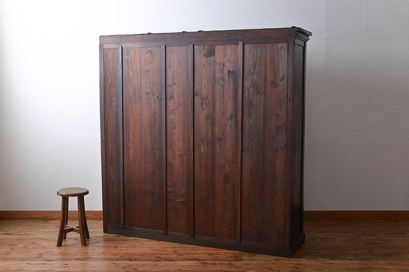 アンティーク家具　アンティーク　特大収納棚(ガラスケース)