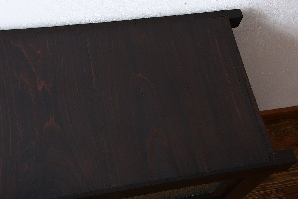 アンティーク家具　古民具・骨董　モダンな四尺水屋箪笥サイドボード