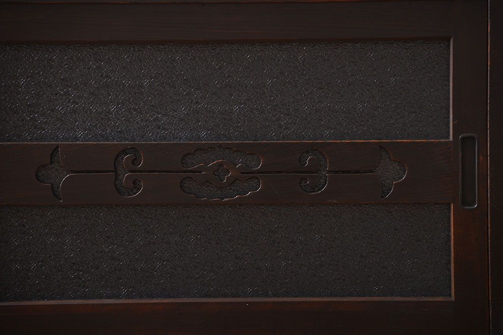 アンティーク家具　古民具・骨董　モダンな四尺水屋箪笥サイドボード