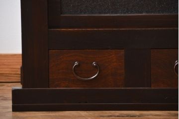 アンティーク家具　古民具・骨董　モダンな四尺水屋箪笥サイドボード