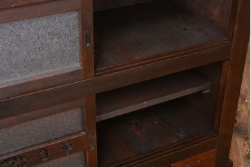 アンティーク家具　古民具・骨董　モダンな四尺水屋箪笥サイドボード