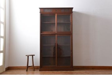 アンティーク家具　大正ロマン　お洒落な収納棚