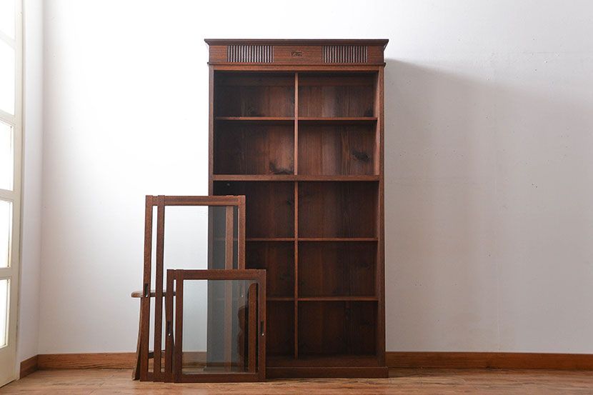 アンティーク家具　大正ロマン　お洒落な収納棚