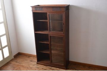 アンティーク家具　大正ロマン　お洒落な収納棚