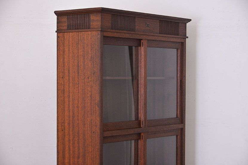 アンティーク家具　大正ロマン　お洒落な収納棚