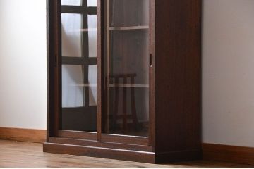 アンティーク家具　大正ロマン　お洒落な収納棚