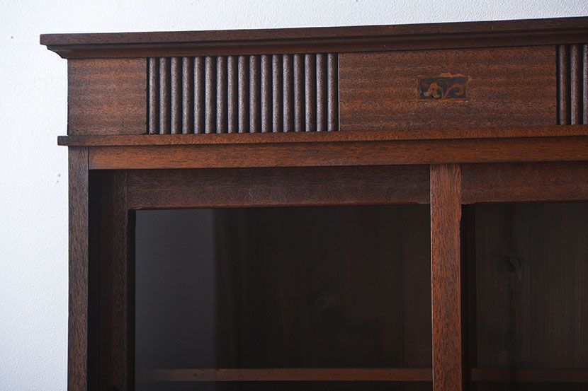 アンティーク家具　大正ロマン　お洒落な収納棚