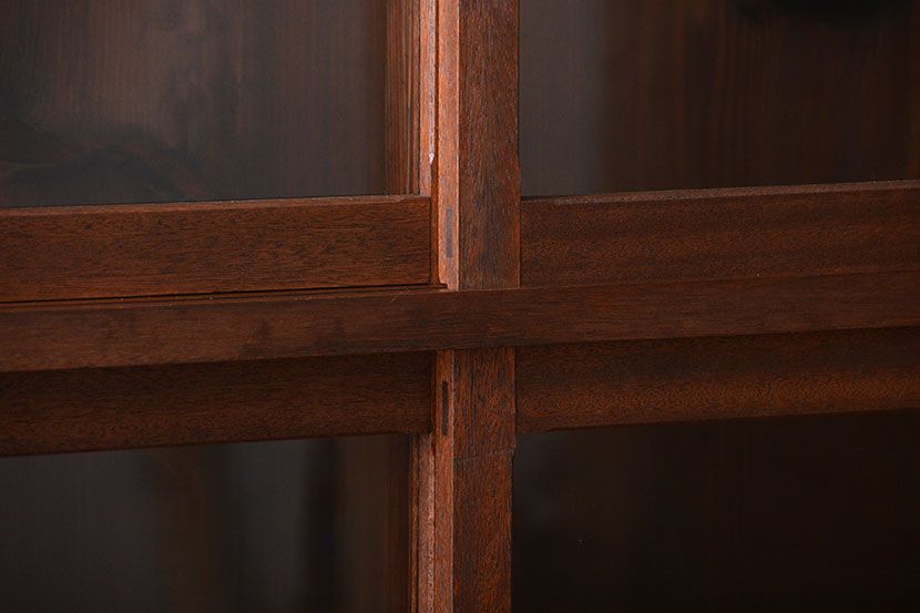 アンティーク家具　大正ロマン　お洒落な収納棚