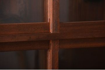 アンティーク家具　大正ロマン　お洒落な収納棚