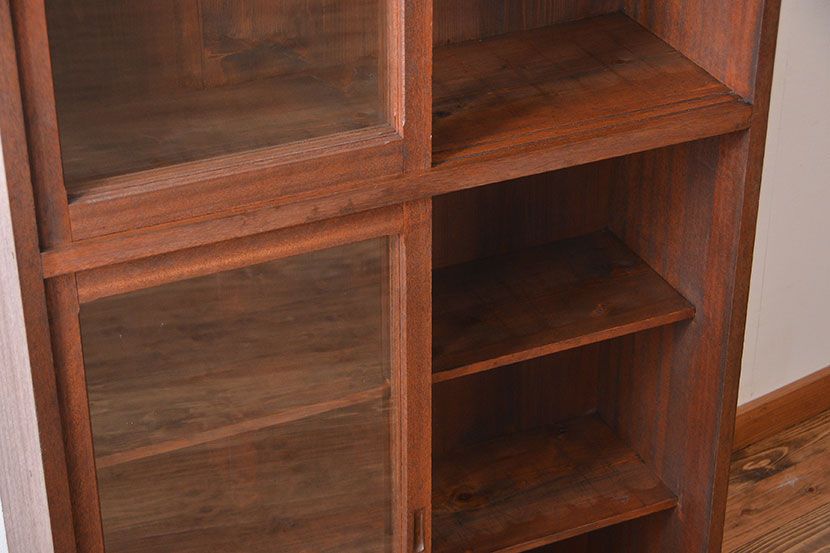 アンティーク家具　大正ロマン　お洒落な収納棚