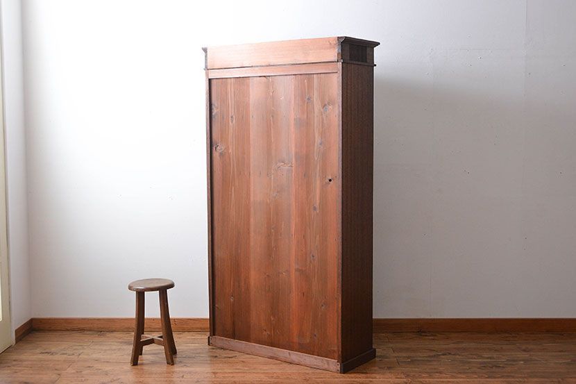 アンティーク家具　大正ロマン　お洒落な収納棚