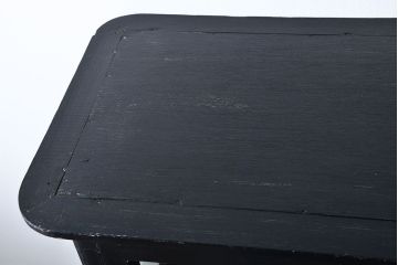 アンティーク家具　アンティークペイント　背面鏡!古いケビント