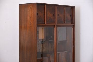アンティーク家具　アンティーク　前面桑張りの上品な茶箪笥