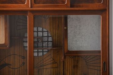 アンティーク家具　アンティーク　前面桑張りの上品な茶箪笥