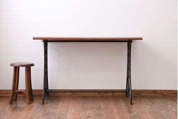 アンティーク家具　アンティーク　シンガー　ミシンテーブル(シンガーミシン、ミシン台)(1)