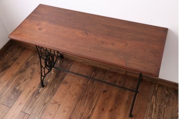 アンティーク家具　アンティーク　シンガー　ミシンテーブル(シンガーミシン、ミシン台)(1)