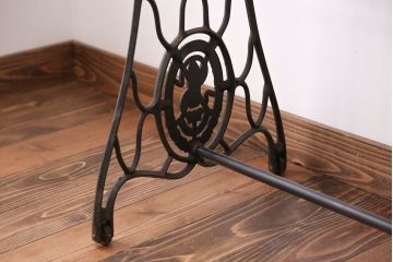 アンティーク家具　アンティーク　シンガー　ミシンテーブル(シンガーミシン、ミシン台)(2)