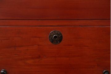 アンティーク家具　古民具・骨董　シンプルな時代箪笥ローボード(1)