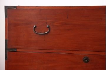 アンティーク家具　古民具・骨董　シンプルな時代箪笥ローボード