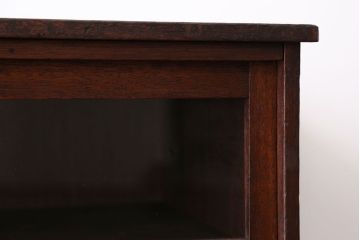 レトロ家具　昭和レトロ　ガラス戸棚