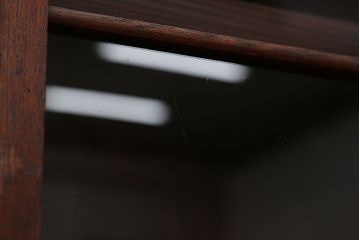 レトロ家具　昭和レトロ　ガラス戸棚