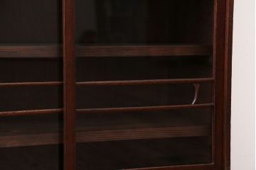 レトロ家具　昭和レトロ　ガラス戸棚