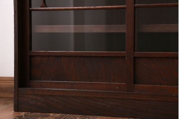 レトロ家具　昭和レトロ　ガラス戸棚