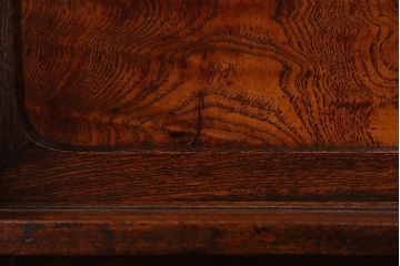 アンティーク家具　引き出し二杯付き!タモ材の収納戸棚