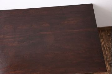 アンティーク家具　アンティーク　ナラ材の片袖机