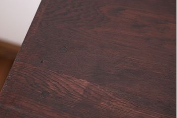 アンティーク家具　アンティーク　ナラ材の片袖机