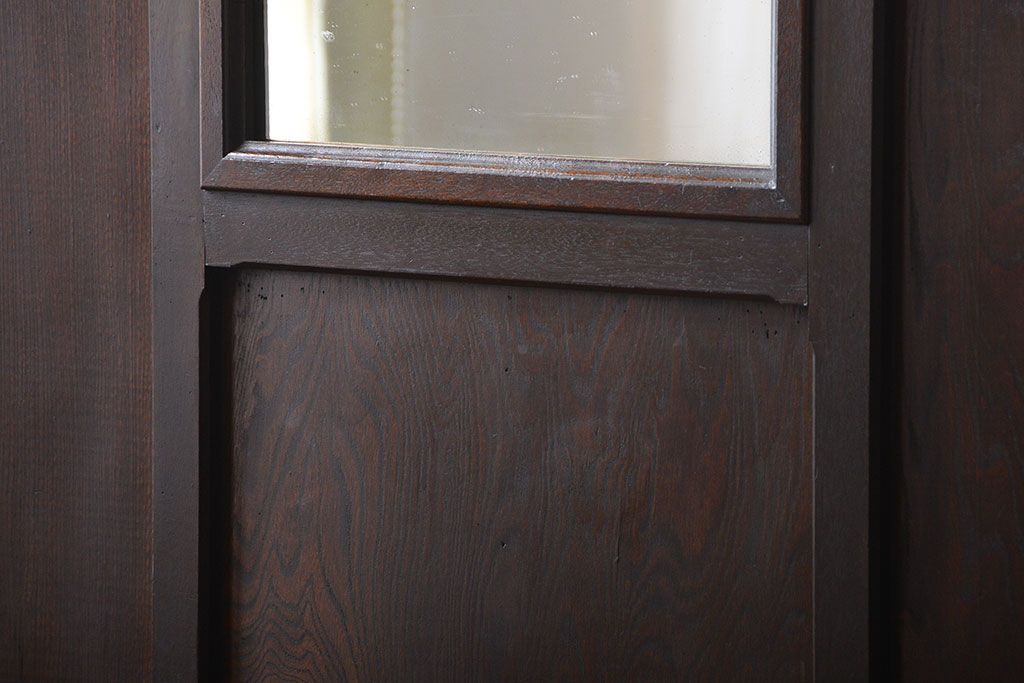 アンティーク雑貨　アンティーク　ナラ材のフック付きパーテーション