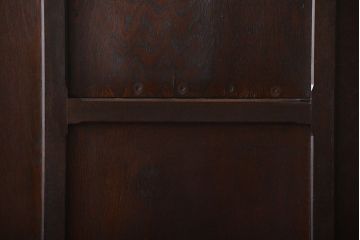 アンティーク雑貨　アンティーク　ナラ材のフック付きパーテーション