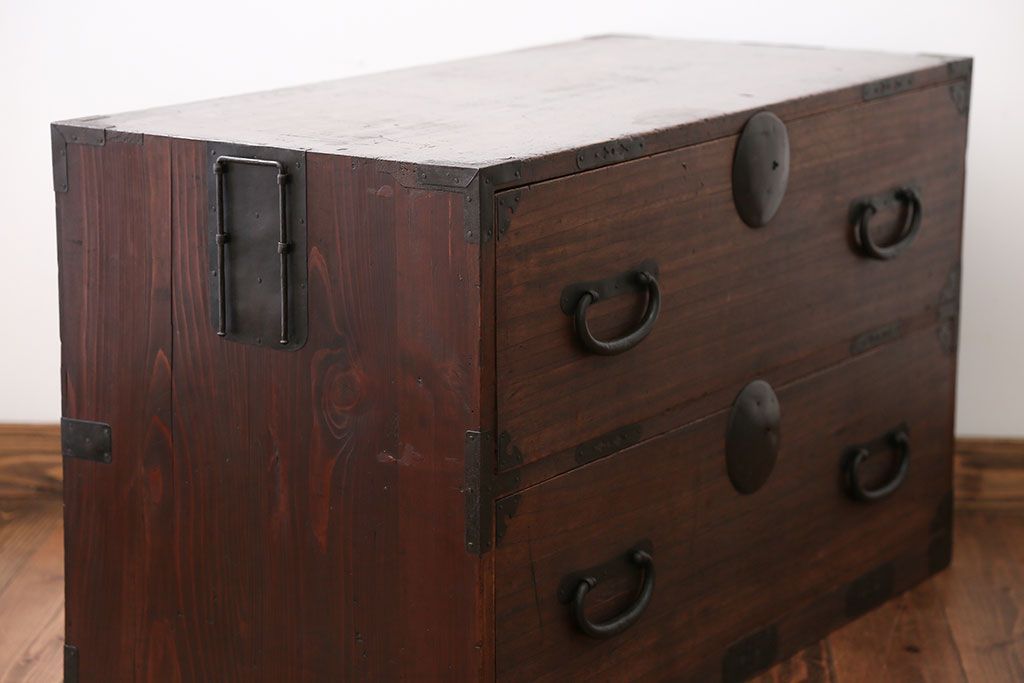 アンティーク家具　古民具・骨董　時代箪笥ローチェスト