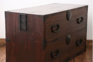 アンティーク家具　古民具・骨董　時代箪笥ローチェスト