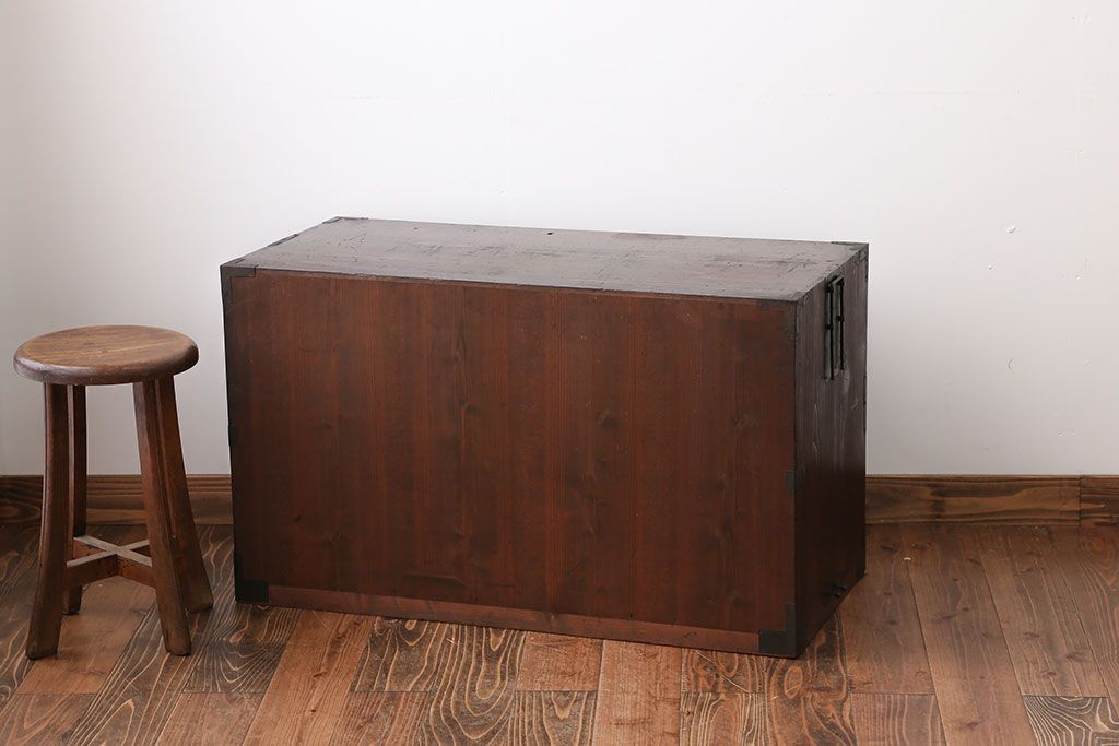 アンティーク家具　古民具・骨董　時代箪笥ローチェスト