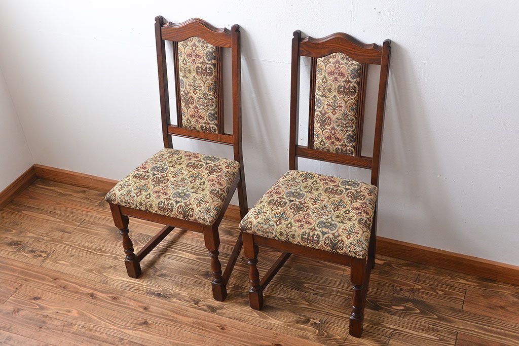 中古　美品　イギリス製　チェア2脚セット