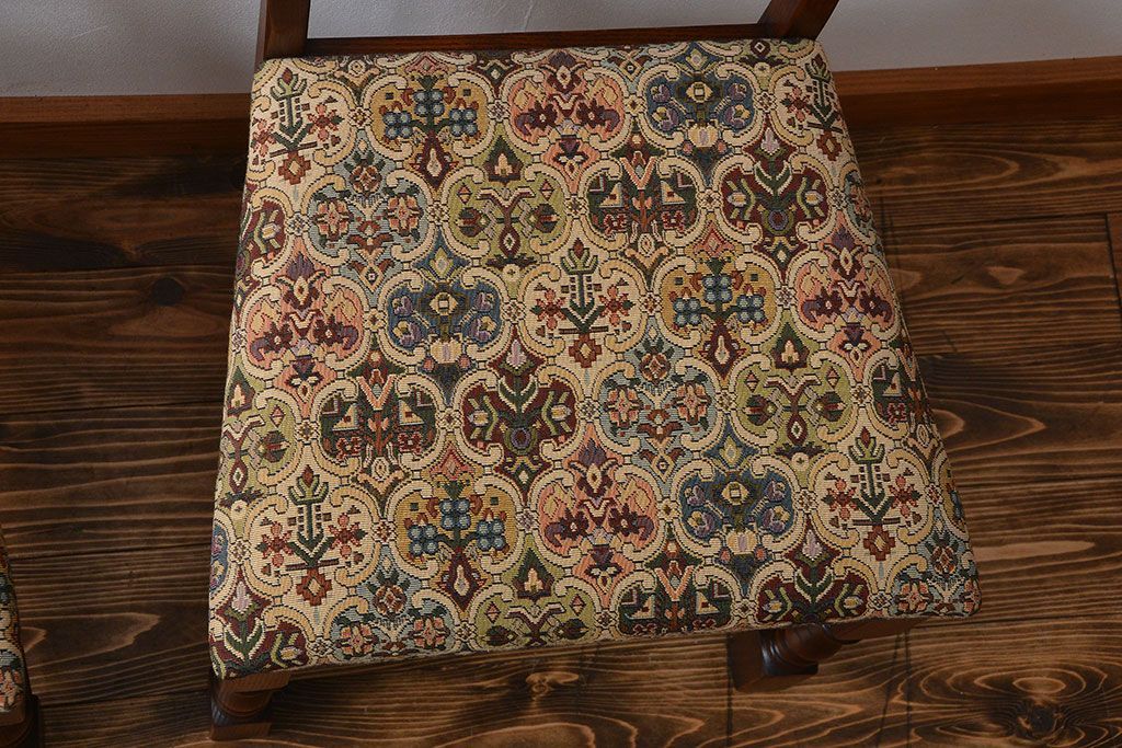 中古　美品　イギリス製　チェア2脚セット