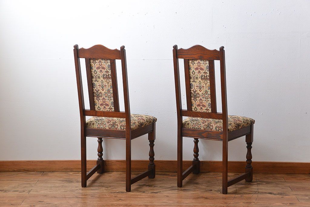 中古　美品　イギリス製　チェア2脚セット