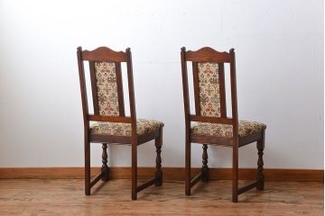 中古　美品　イギリス製　チェア2脚セット