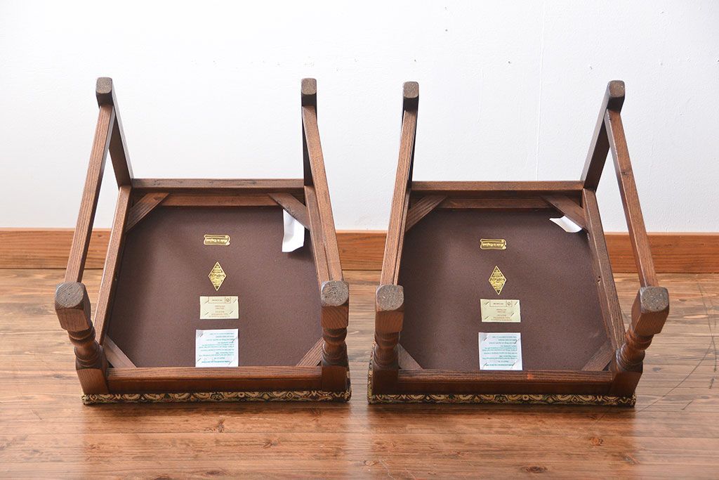 中古　美品　イギリス製　チェア2脚セット