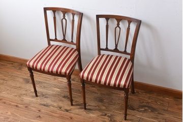 中古　イタリア製チェア2脚セット(1)