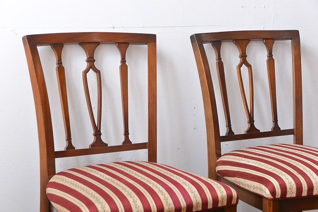 中古　イタリア製チェア2脚セット(1)