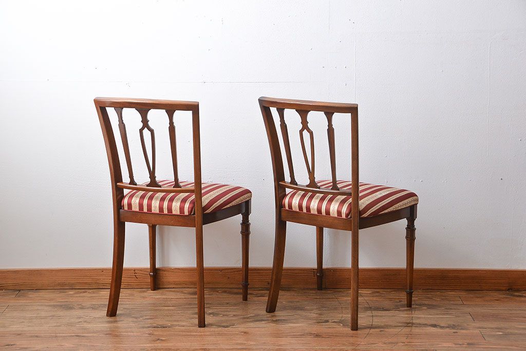 中古　イタリア製チェア2脚セット(1)