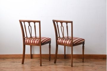 中古　イタリア製チェア2脚セット(1)