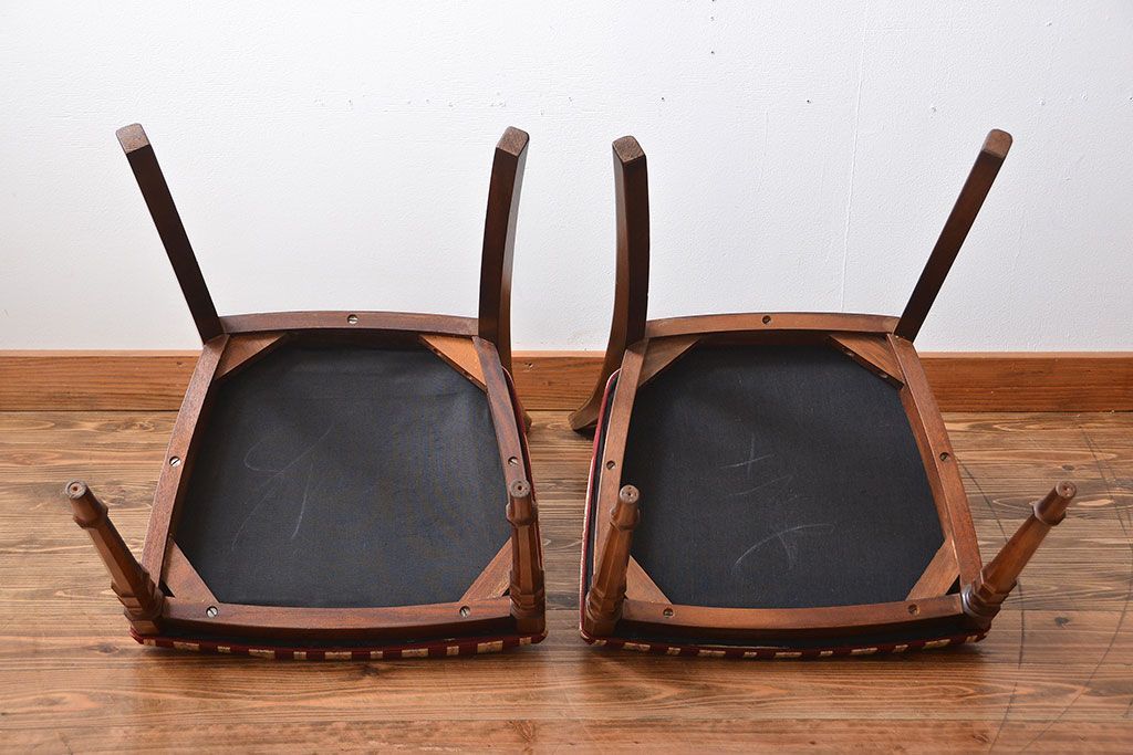 中古　イタリア製チェア2脚セット(1)