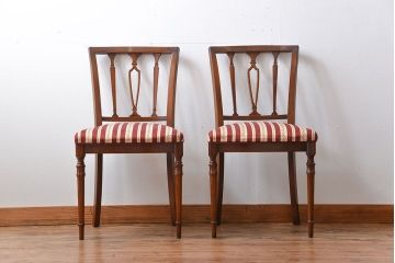 中古　イタリア製チェア2脚セット(2)