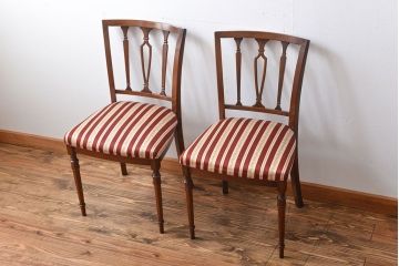 中古　イタリア製チェア2脚セット(2)