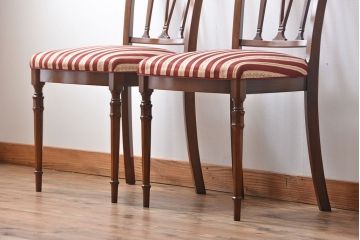 中古　イタリア製チェア2脚セット(2)