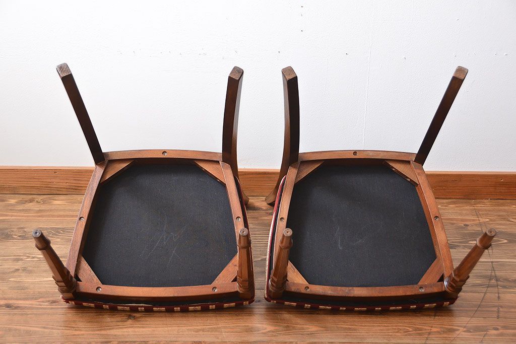 中古　イタリア製チェア2脚セット(2)