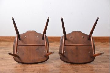 アンティーク家具　イギリスアンティーク　アーコール　チェア2脚セット(1)